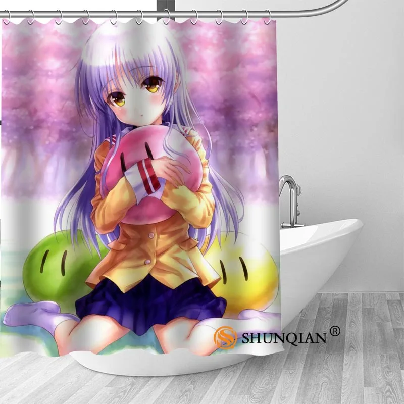 New CLANNAD Anime Shower Curtain Bathroom Decorations For Home Waterproof Fabric Bath A18.1.3 | Дом и сад