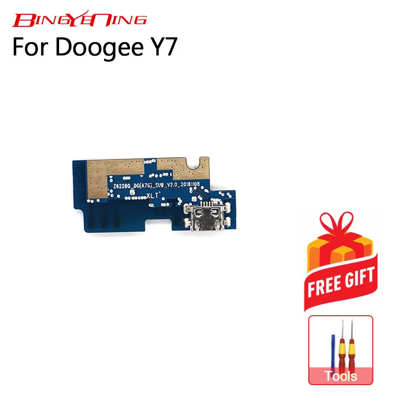 BingYeNing новинка оригинал Для Doogee Y7 usb-штепсельная плата для зарядки гибкий телефон