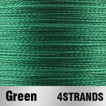 Green-X4 4 нити 8 прядей 300 м JOF PE многоцветная плетеная леска Улучшенный Экстремальный сильный сверхмощный - Цвет: Green-X4