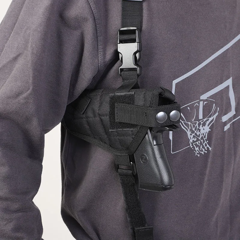 

Dual Armpit Holster Bag Men Softshell Portable Adjustable (Concealed) Underarm Pouch Shoulder Bags Hunting Supplies