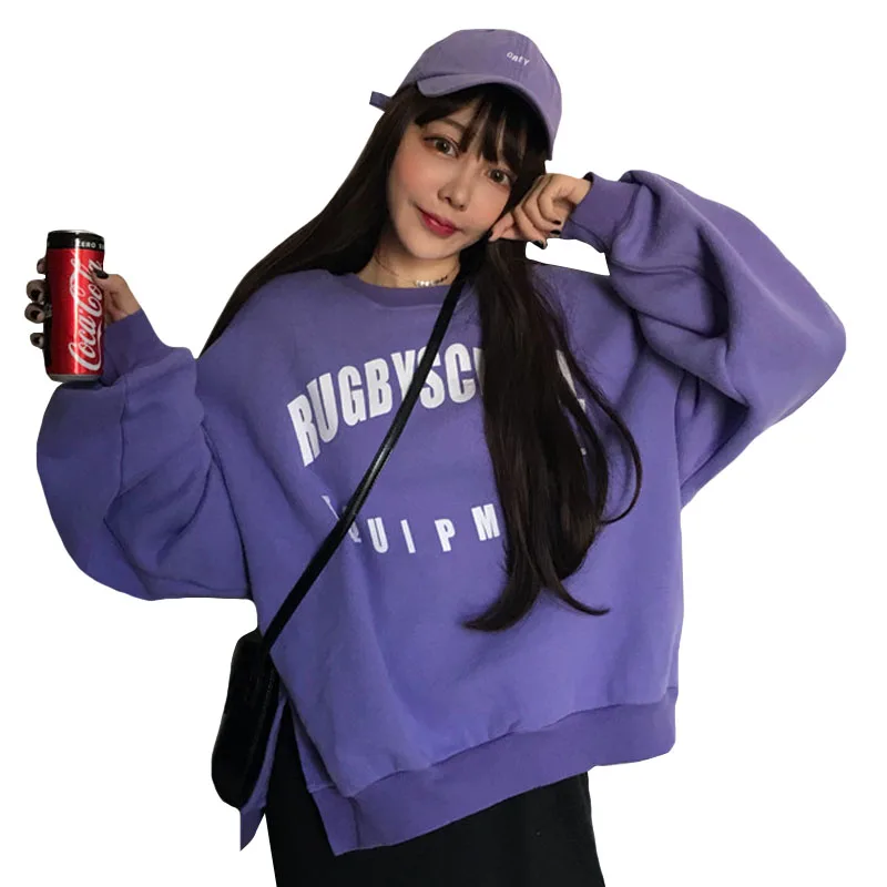 2 цвета Mihoshop Ulzzang Корейская женская модная одежда Харадзюку С буквенным принтом