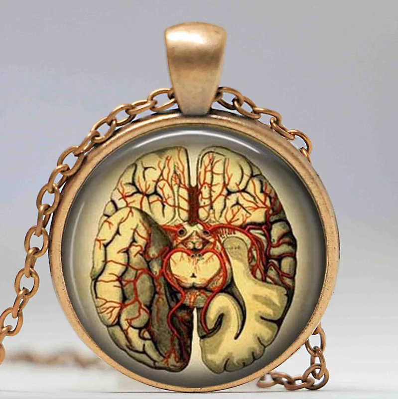 Бесплатная доставка ювелирные изделия в стиле стимпанк ожерелье с анатомическим