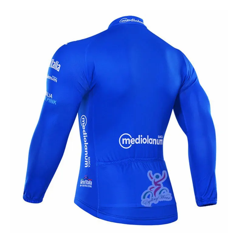 Мужская одежда для велоспорта Pro Team зимняя из теплого флиса с длинным рукавом