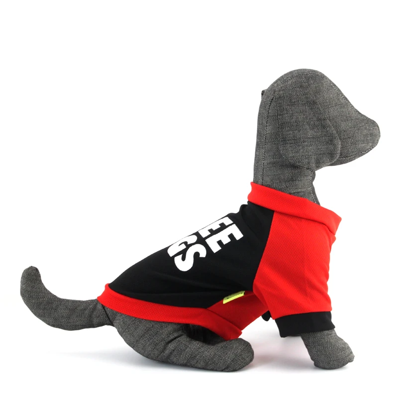 DRESSPET Pet Рубашка с рисунком «Собаки» Higt качества Обувь с дышащей сеткой тонкая футболка жилет летняя одежда для маленький средний собаки чихуахуа бульдог XS-L