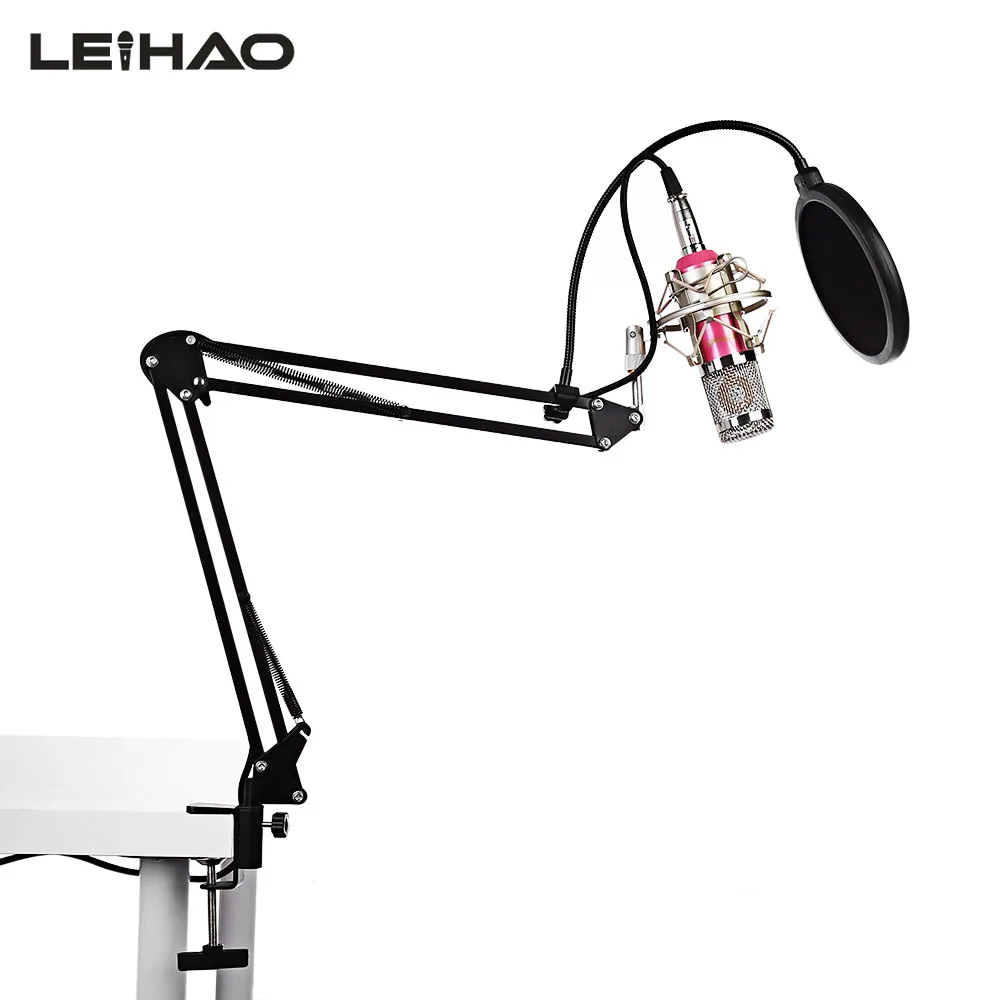 LEIHAO BM 800 Professional конденсаторный микрофон комплект радио Studio вещания звук Запись с