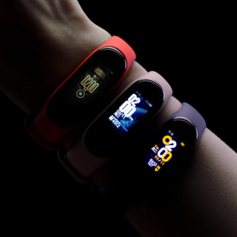 Xiaomi mi Band 4 глобальная Версия смарт-Браслет фитнес-трекер mi Band 4 браслет 5ATM водонепроницаемый 0,9" OLED экран пульсометр
