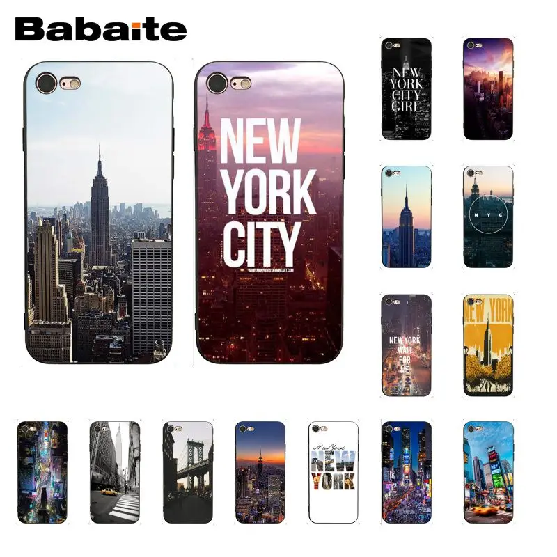 Чехол NYC для телефона с изображением Нью Йорка iPhone 12 11 Pro 11Pro Max 5 5Sx 6 7plus 8 8Plus X XS MAX XR