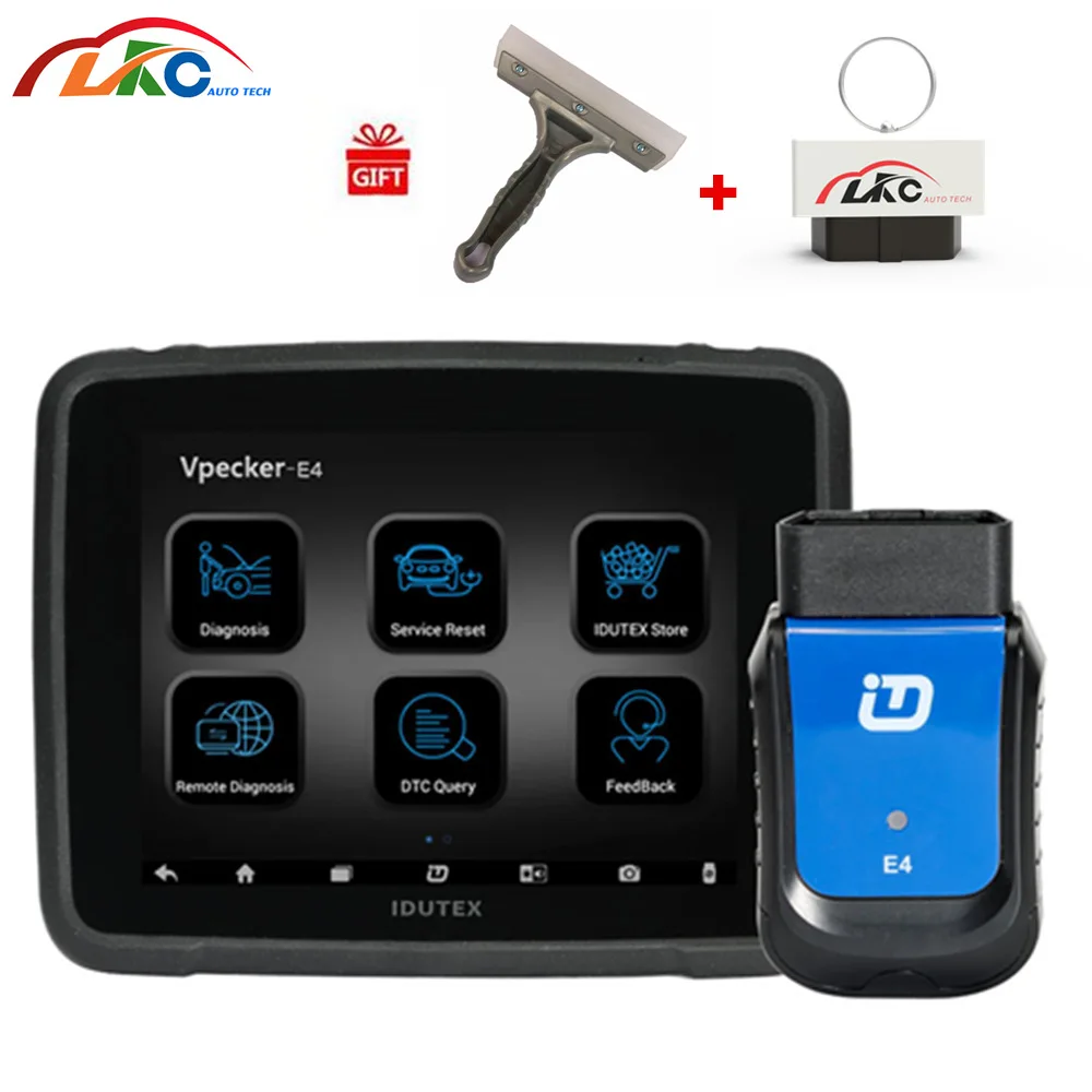 Высокое качество VPECKER E4 Bluetooth для телефона Android + 8 дюймов Vpecker планшет OBD II 2