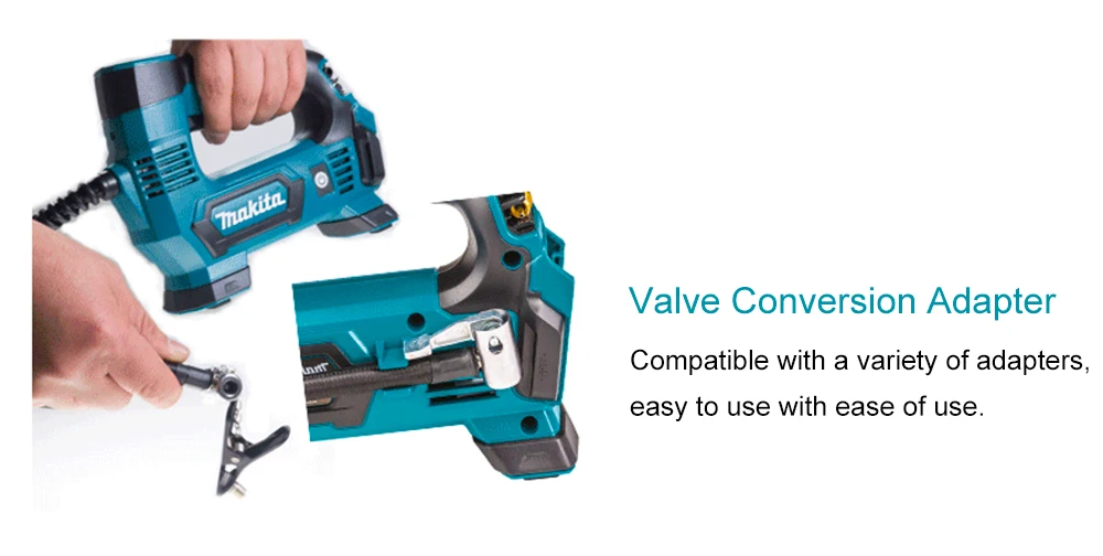 Япония Makita MP100DZ перезаряжаемый воздушный насос литиевая батарея воздушный компрессор насос для автомобильных покрышек 12 В CXT 121PSI 830KPa 65 мм трубчатый насос