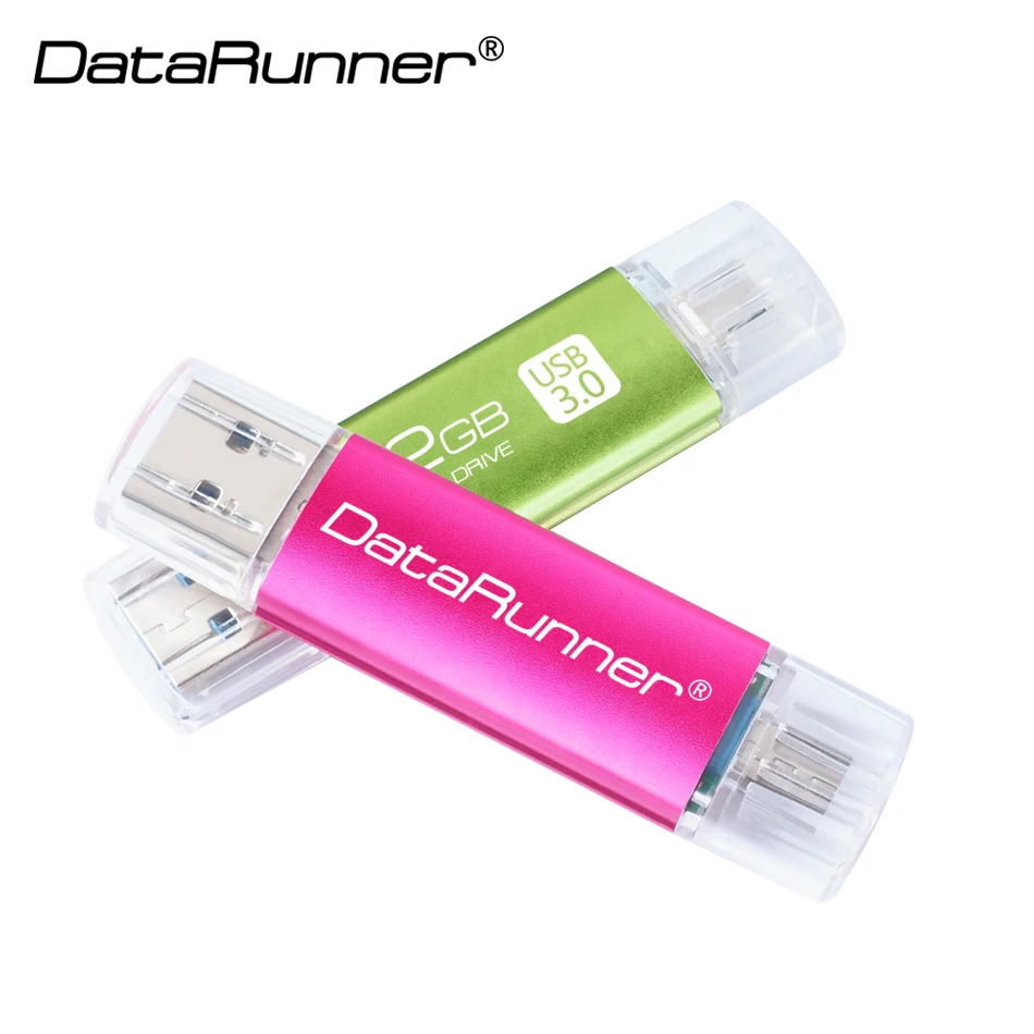 DataRunner Многофункциональный USB флеш накопитель 128 Гб OTG 16 ГБ 32 64 256 cle 3 0 флэш диск|USB