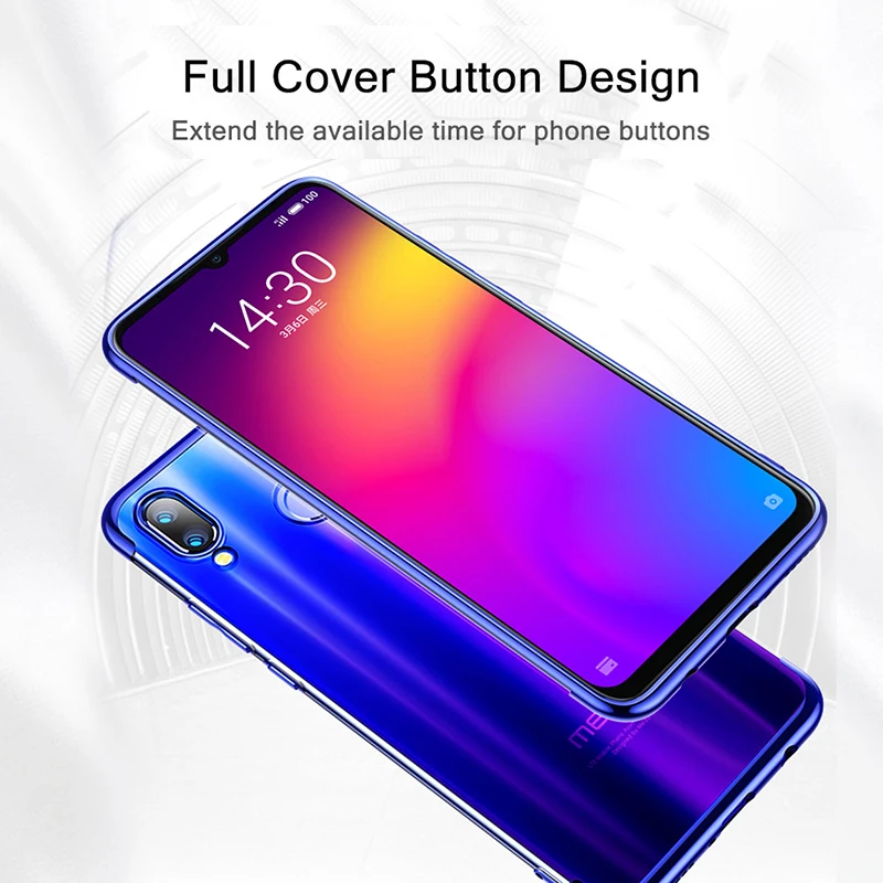 KEYSION чехол для телефона Meizu Note 9 Clear Прозрачный Бампер ТПУ Силиконовый