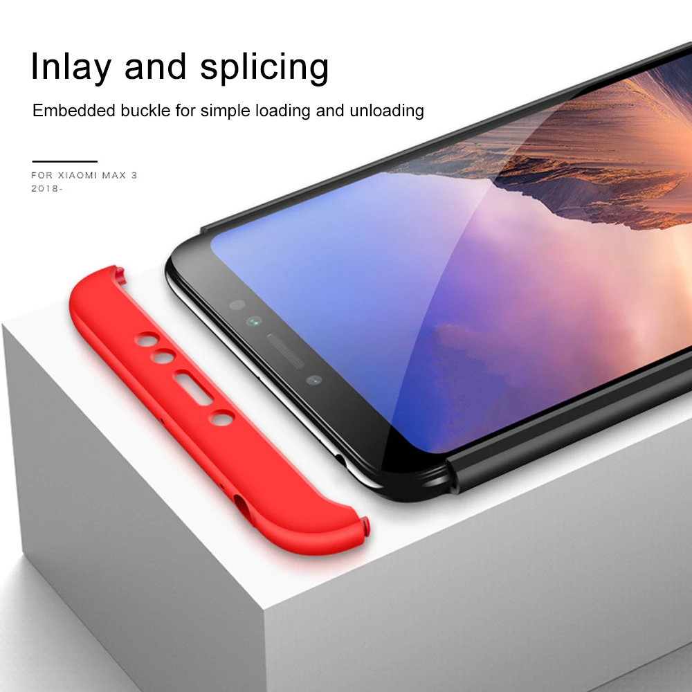 OLLIVAN 360 Phone Case For Xiaomi POCOPHONE F1 Redmi 5 Plus 6 Pro 6A Hard PC bumper Coque Xiomi Protection Shell |