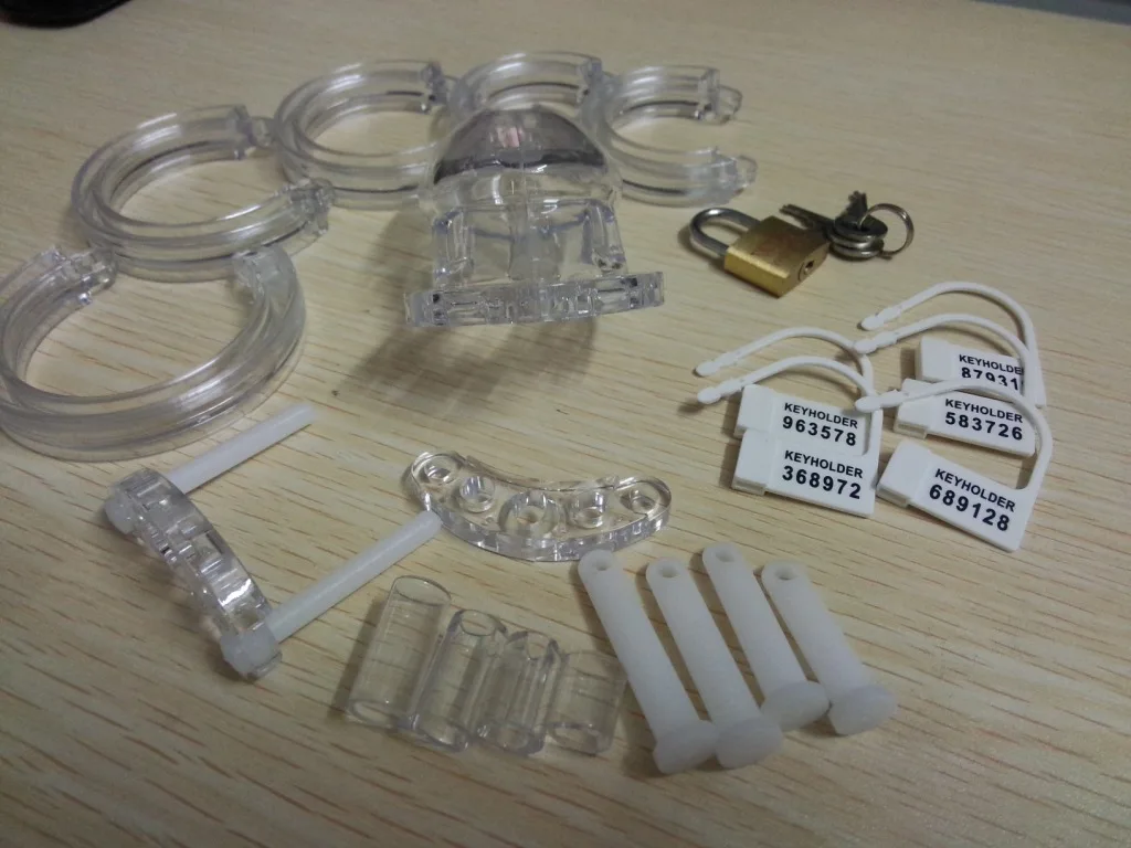 S Размер Мужской Целомудрие устройство клетка для пениса cb6000S с 5 кольцами Прямая