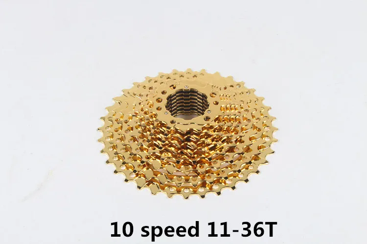 Солнце 9 Скорость 10 11 11-32/42T Золотой механизм трещотки для велосипеда кассета