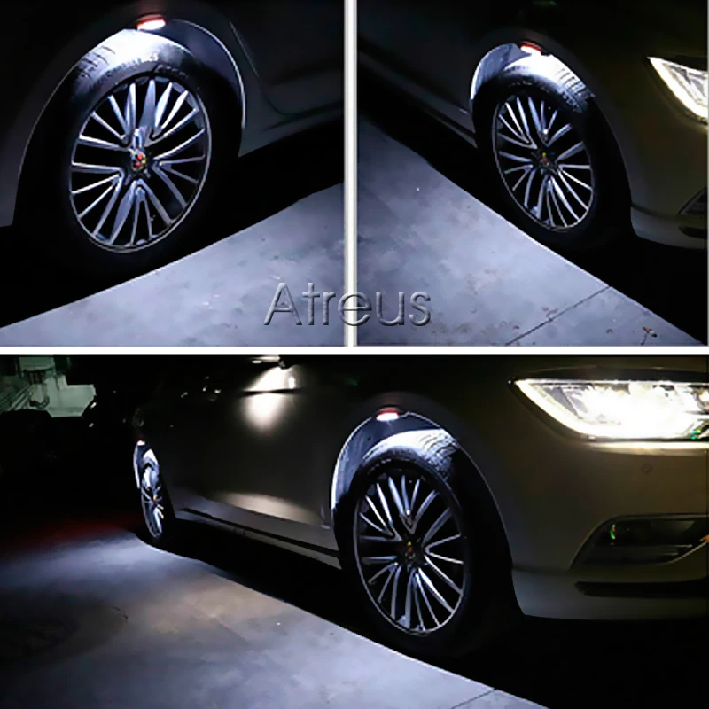 Overe 1 комплект Автомобильный светодиодный фонарь атмосферная лампа для Renault Megane 3