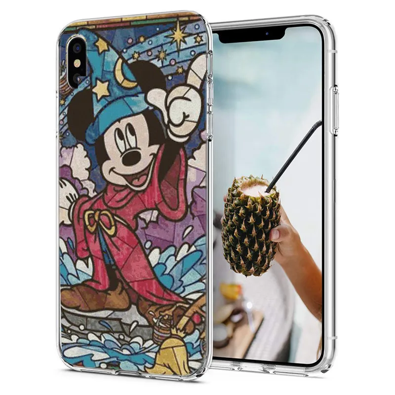 Для iPhone 8 7 6 S Plus XS XR Max Пластиковая Задняя Крышка прекрасная роза золото ананас