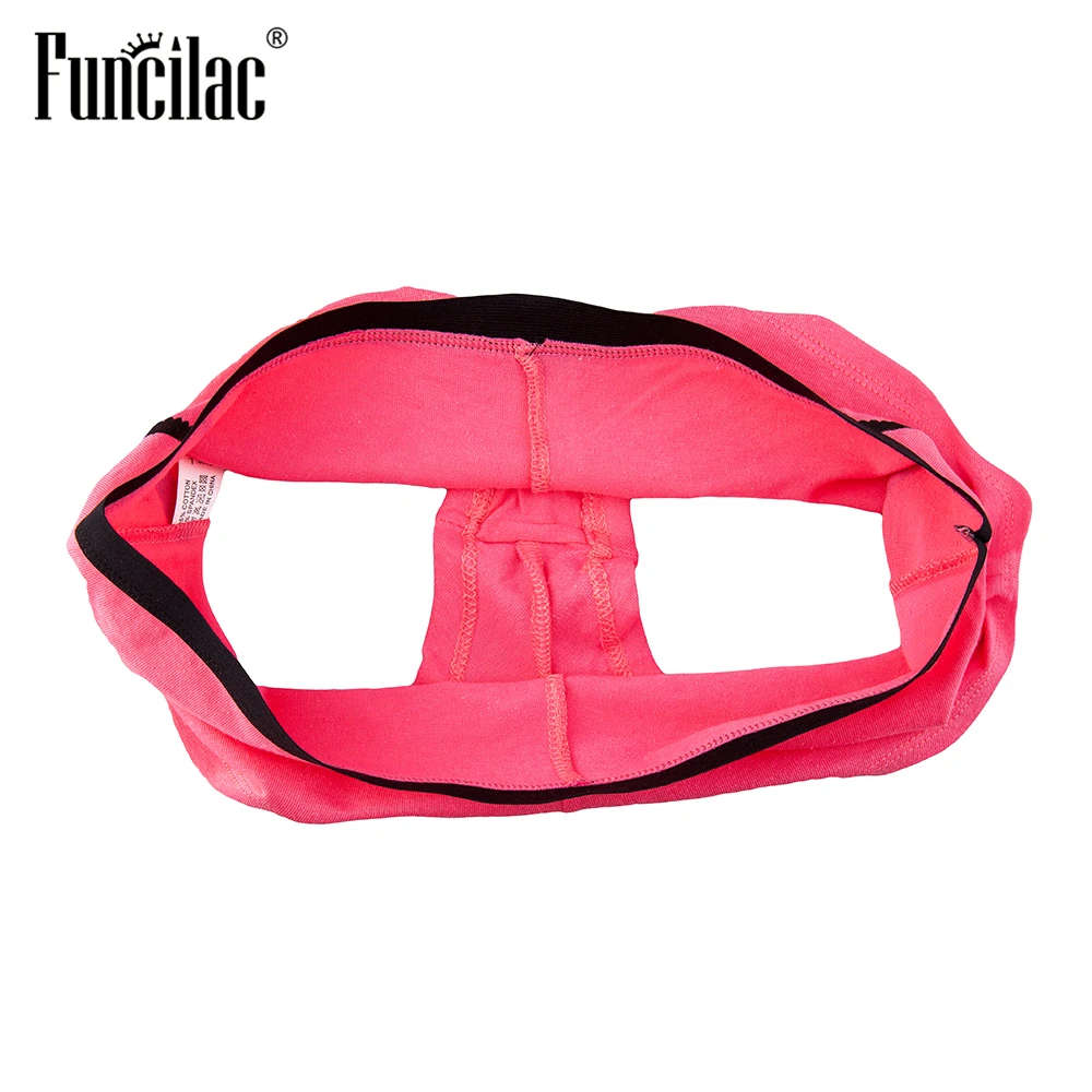 FUNCILAC Брендовое нижнее белье для женщин, сексуальные хлопковые шорты для мальчиков, простые однотонные трусики для девочек, трусы с бантом, ropa interior femenina, 3 шт./лот