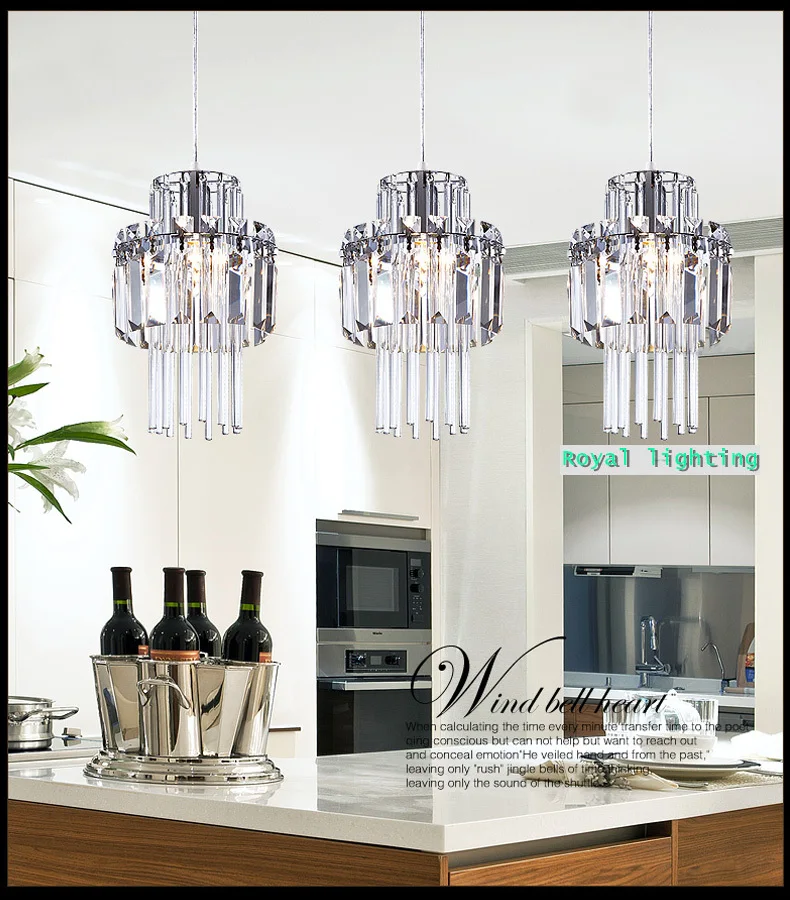 Современные хрустальные светильник ing светодиодный подвесной из фибролитов