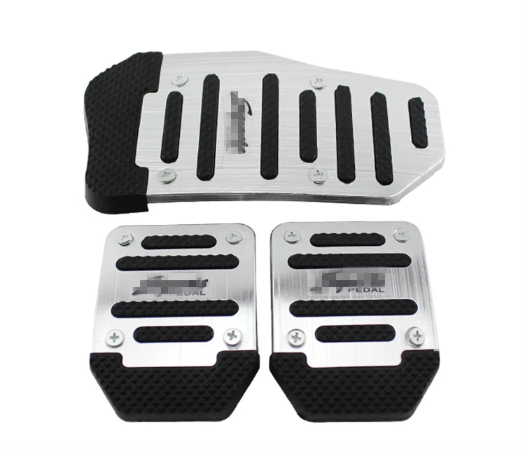 3 Pieces Set Universal Aluminum Alloy Automatic Car Foot Pedal Brake Throttle Kit Anti-slip | Автомобили и мотоциклы