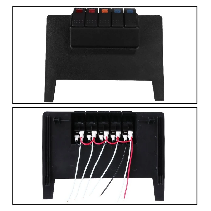 For Jeep JK Wrangler Lower Switch Panel that will accommodate 1 to 5 rocker style switches fits 2011 2017 2/4WD Automatic | Автомобили и