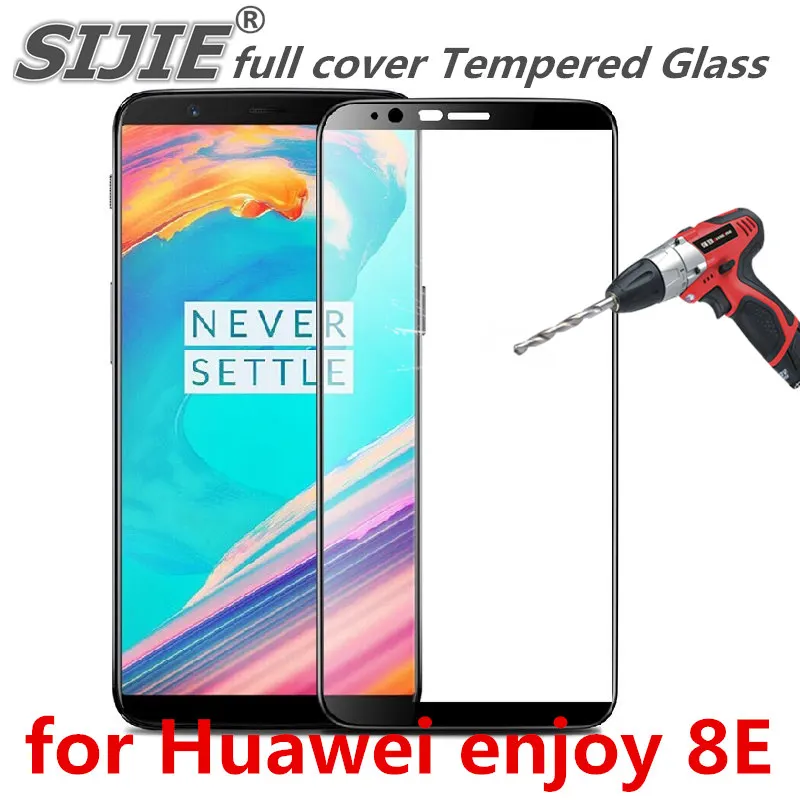 SIJIE полное покрытие закаленное стекло для Huawei enjoy 8E экран защитный 5 дюймов 9H