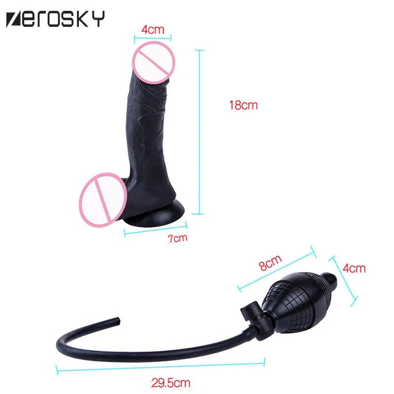 Огромный надувной пенис фаллоимитатор анальная присоска реалистичный анальный