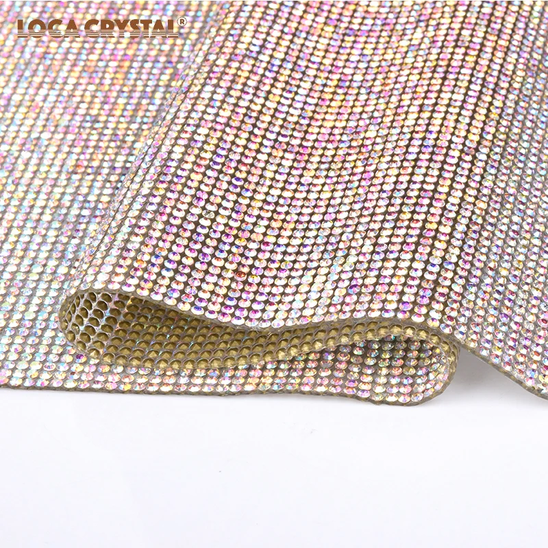 Железные хрустальные бусины горячей фиксации Стразы сетка заостренная Круглая