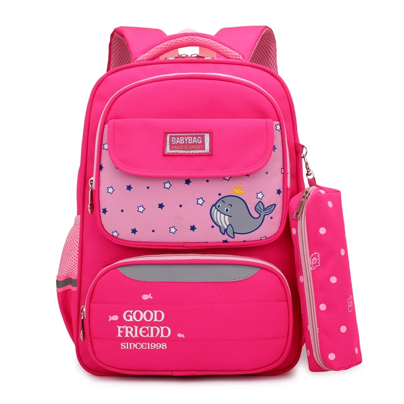 Cute Design Primary Boys Girls School Backpack Big Capcacity Oxford Baby Cartoon Bag Teenager Pupil Students | Багаж и сумки