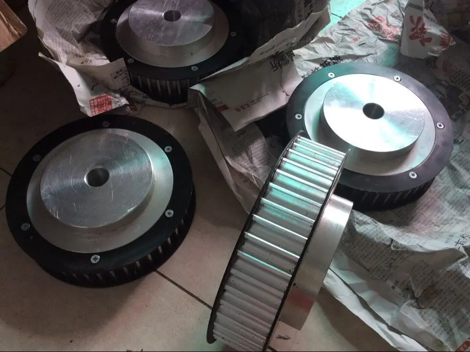 

Aluminum alloy 48teeth HTD14 M for 30 mm belt CNC machine pulley