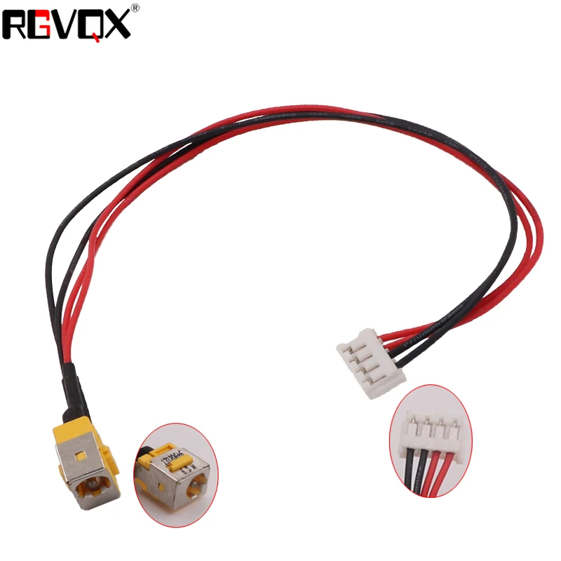 

5Pcs/lot NEW PJ082 1.65MM DC Jack For ACER Aspire 6920 series (with cable) DC Connector Laptop Socket Power Replacement