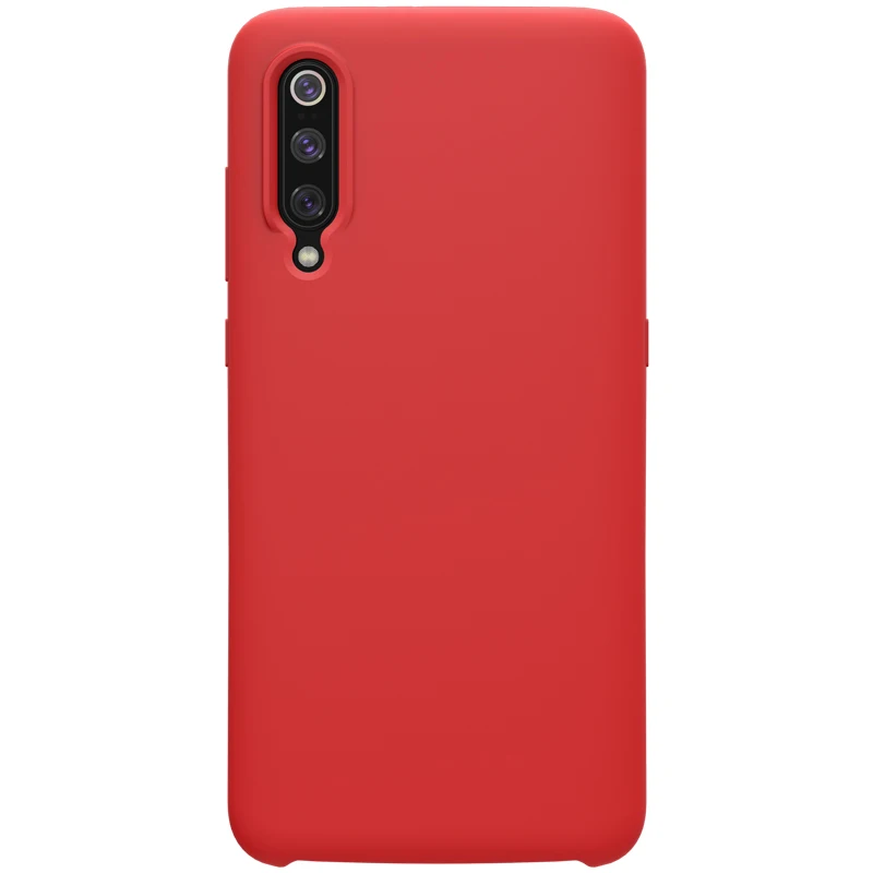 Красный Xiaomi mi 9 чехол защитный чехол Nillkin Flex Pure Baby Skin Touch Мягкая силиконовая матовая задняя крышка для Xiaomi mi 9 mi 9 Nilkin TPU чехол для телефона - Цвет: Красный