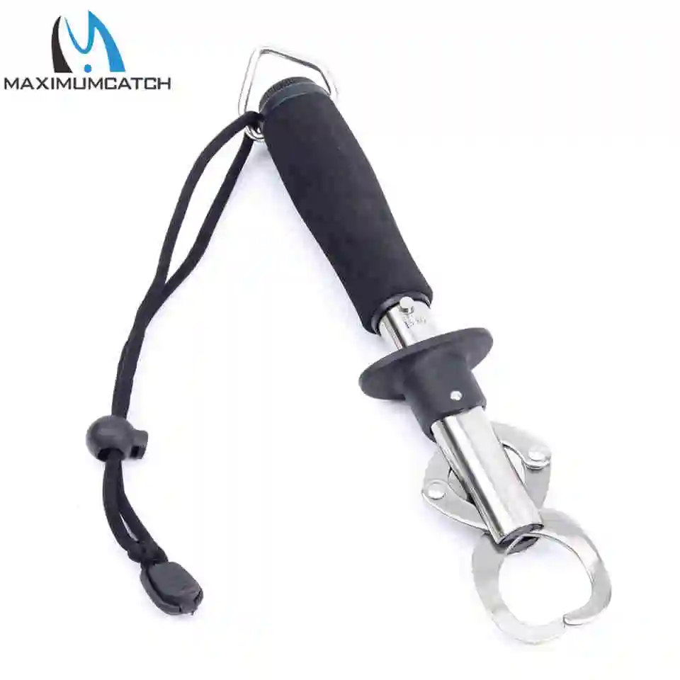 

Maximumcatch Stainless Steel Fish Lip Gripper With Scale Fishing Tool Fishing Tackle