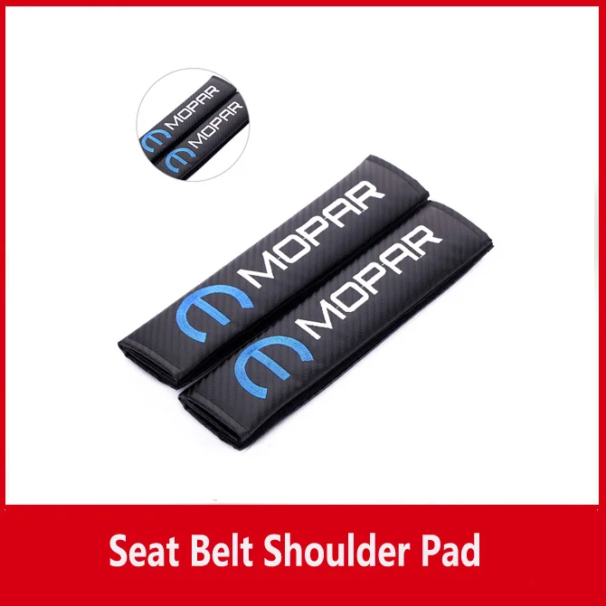 2 шт. Безопасности Ремень Обложка Плеча Pad Рукава Углеродного Волокна Ткани Для