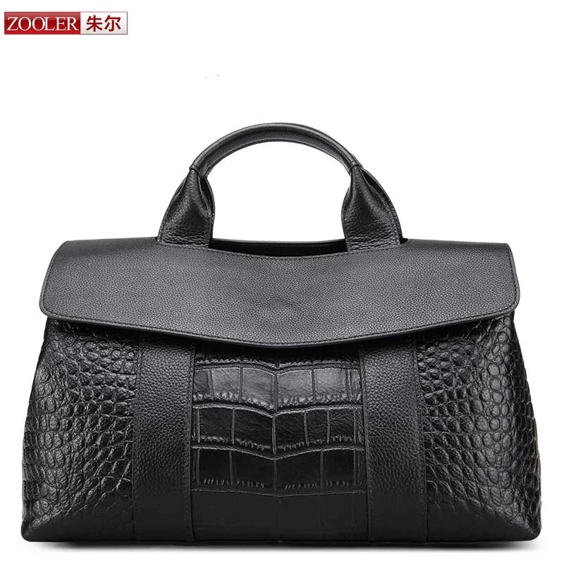 ZOOLER женские сумки из коровьей кожи, женские сумки из натуральной кожи, сумки-мессенджеры, высококачественные дизайнерские Роскошные брендовые сумки#5039 - Цвет: black
