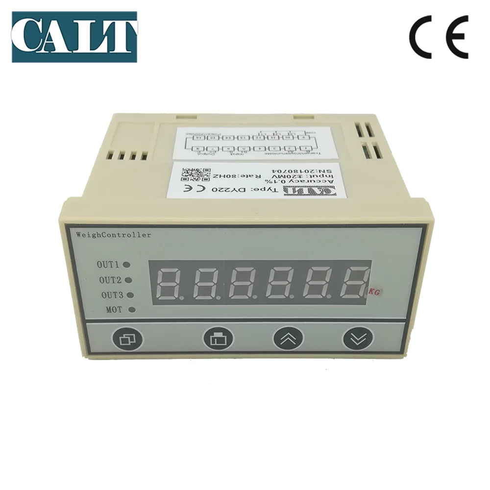 CALT DY220 тензодатчик 6 цифр Светодиодный дисплей Индикатор значение вес контроллер реле 4-20mA RS485 выход пик режим удержания передатчик