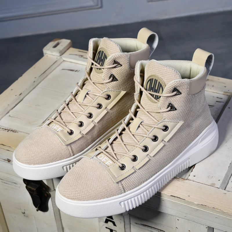 Port of men's shoes OFF WHTIE joint warm wind hip-hop sneakers high for | Спорт и развлечения