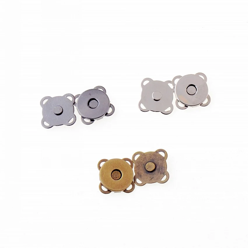 Бесплатная доставка 5 комплектов металлических кнопок Магнитная застежка