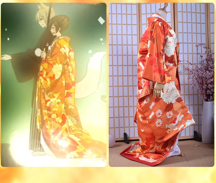 [Сток] аниме Kamisama Kiss рисунок Нанами и Томоэ японское свадебное кимоно платье Хэллоуин Косплей Костюм для женщин Новинка