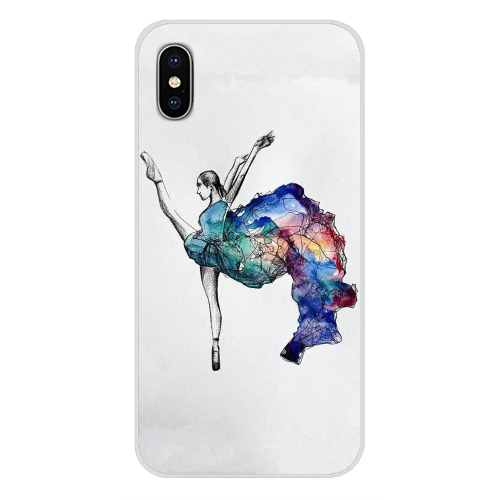 Аксессуары чехлы для телефонов балерина Танцующая Samsung Galaxy S4 S5 MINI S6 S7 edge S8 S9 S10 Plus