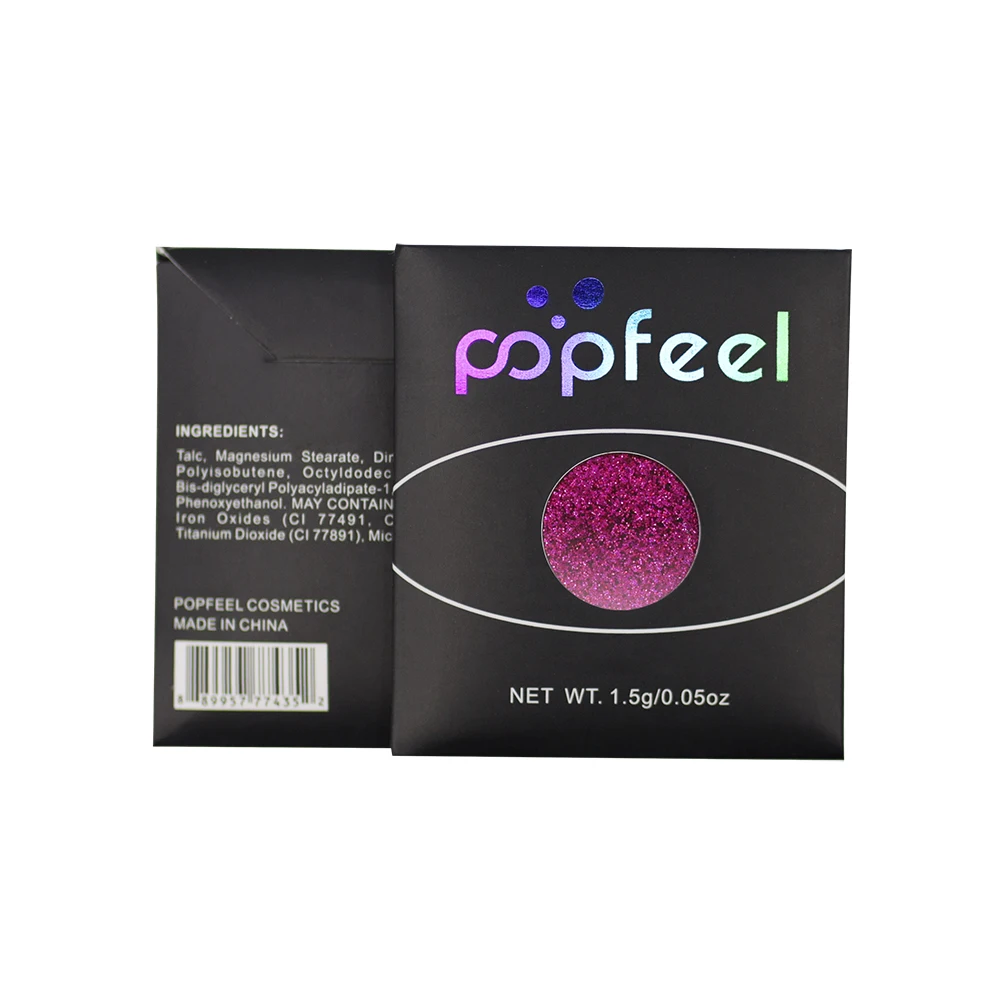 Popfeel 18 цветов дополнительно монохромный глаз алмазная пудра для женщин Красота Макияж сверкающих мерцающая
