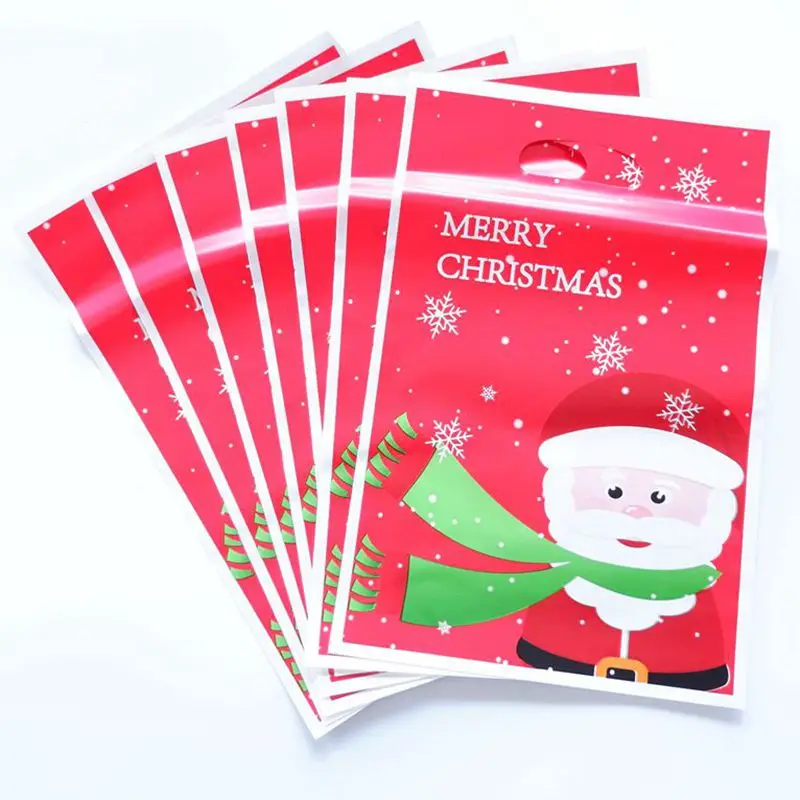 Santa Claus 20 шт. подарочные сумки с героями мультфильмов, супергероями, человеком-пауком, Микки Маусом, для детей, для дня рождения, вечеринки, для детей, конфет, десерта, свадебного украшения, сумка - Цвет: Santa Claus