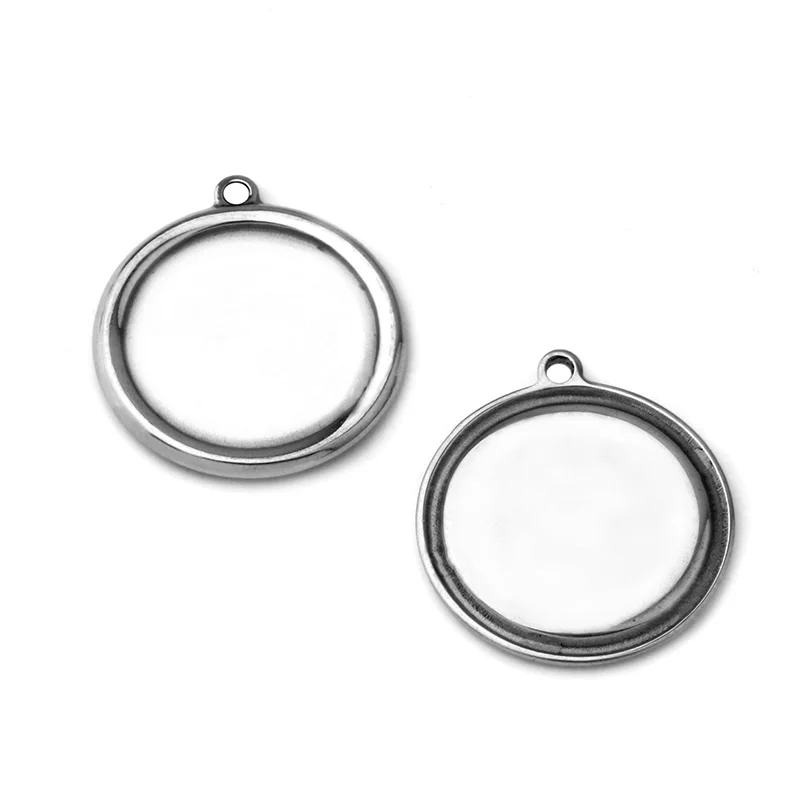 10pcs ( No Fade ) New Drop-shaped Semi-circular Oval Square Pendant Empty Spare Parts Wholesale, Blank Accessories