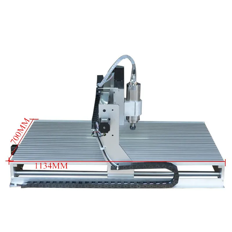 

6090 cnc Wood lathe engraving machine 2.2 KW spindle cnc milling machine with ball screw er20 collet