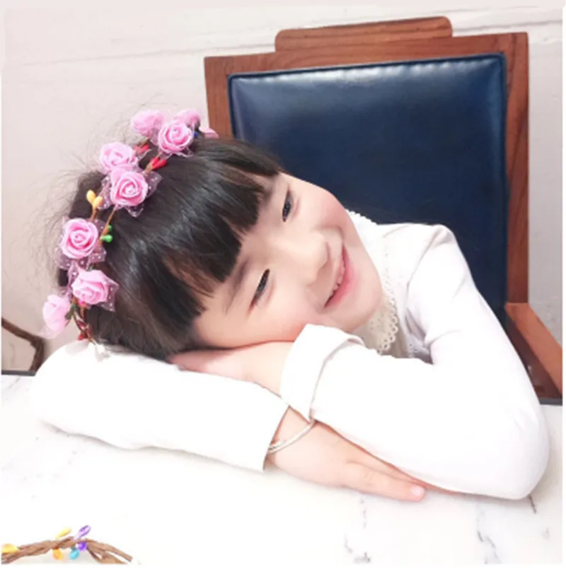 Happyxuan 5 шт. DIY головной убор цветочная гирлянда ручной работы детский сад набор