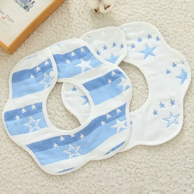 38 Front and back Детский слюнявчик, полотенце для слюней, отрывистая ткань, 360 круглый детский нагрудник, хлопковый карман, материнские принадлежности для младенцев, детские нагрудники из хлопка, мультяшная бандана, нагрудники - Цвет: 38 Front and back