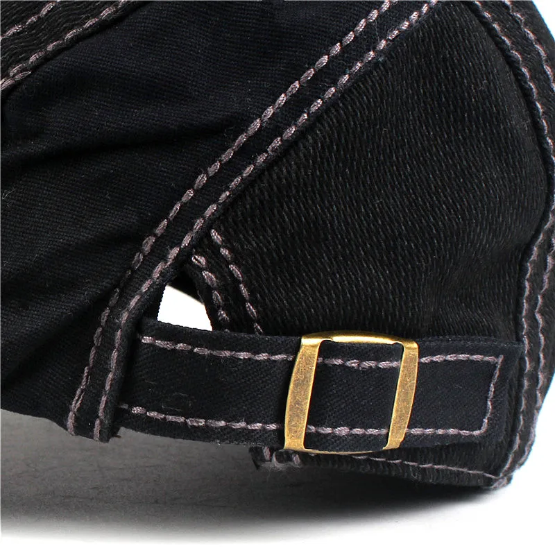 Xthree Fashion Men's newsboy Cap Cotton Berets casquette Hats for Men Visors Sun hat Gorras Planas Caps Adjustable | Аксессуары для