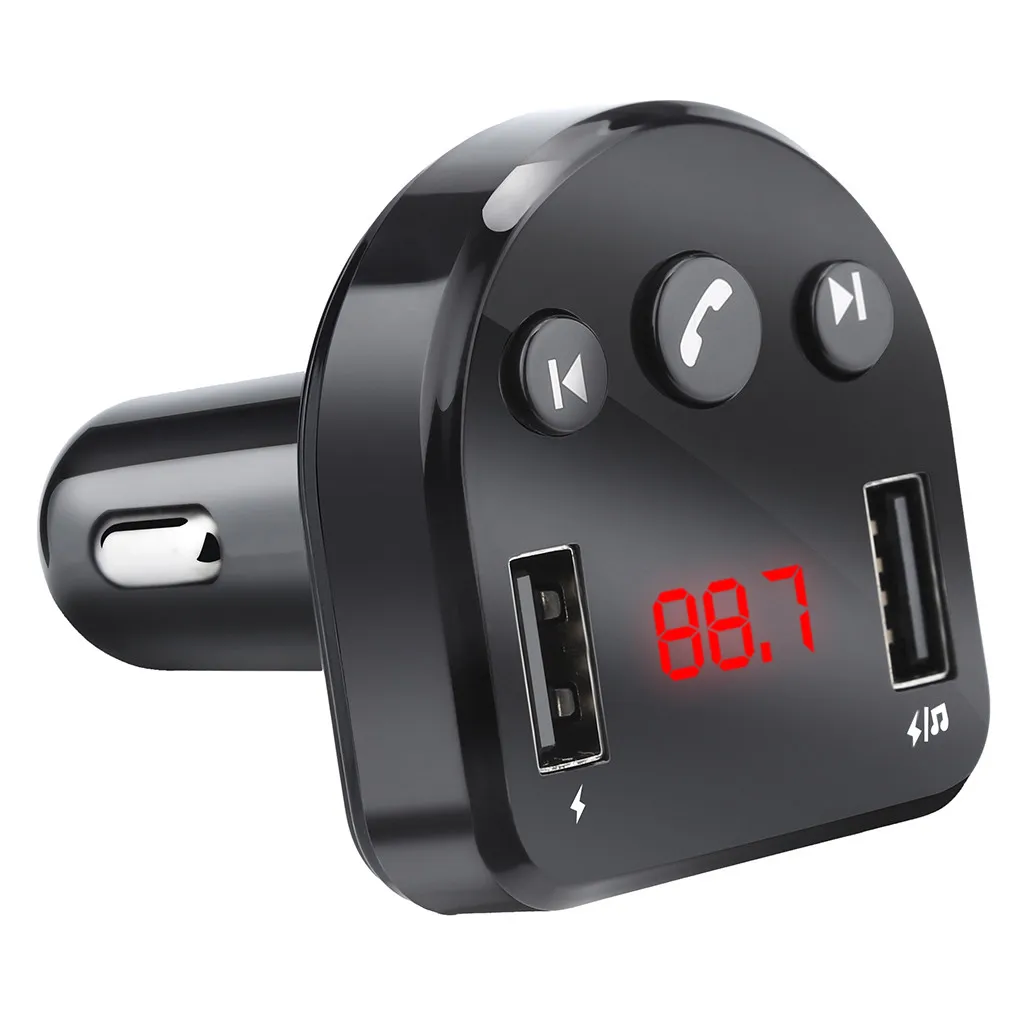 Автомобильный FM-передатчик со светодиодным дисплеем высокоскоростной USB 2 0