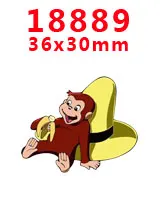 PR-18889 Наборы для творчества Герой мультфильма с плоской задней частью Плоские наклейки 30 штук. PR-18888-19174 - Цвет: PR-18889