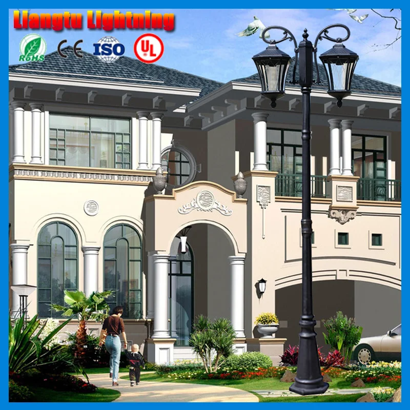 3 метровый Ландшафтный дорожный светильник лампа для газона с колонной