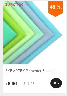 ZYFMPTEX 5 шт. коричневый желтый оранжевый флис ткань полиэстер петля ткани может Швейные куклы бархат тиссу фетр DIY вещи игрушки 45X45 см